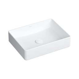 OMNIRES PASADENA470BP - Lavoar pentru blat PASADENA 47x36 cm, ceramică, alb lucios