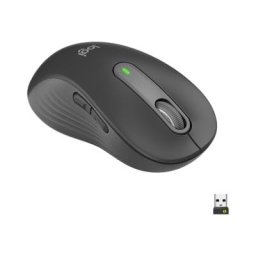 Mouse Logitech Signature M650 L Left 910-006239 | Wireless, Stangaci, Silent Click, Graphite