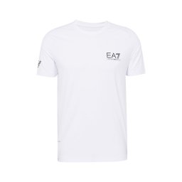 EA7 Emporio Armani Tricou funcțional negru / alb