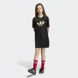 ADIDAS ORIGINALS Rochie galben pastel / roșu pepene / negru / alb