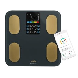 Cantar corporal SMART ETA Vital Gym 7779 90000, 200 Kg, Bluetooth 5.4, analiza corporala 25 parametri, aplicatie ETA Body Balance, negru