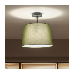 Brilagi - Plafonieră LED aplicată CERIA 1xE27/60W/230V Ø 30 cm negru/verde
