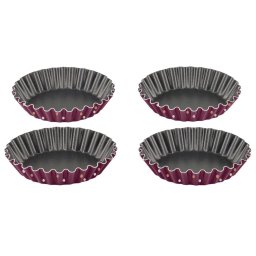 Set 4 forme pentru copt briose Tefal PerfectBake J5558102, 11 cm, înveliș antiaderent