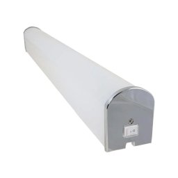 Corp LED pentru baie Evia 15W, 60 cm, 6400K, IP44, alb, cu întrerupator