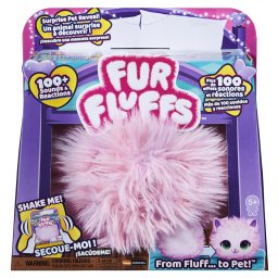 Pisicuta interactiva Furr Fluffs Plus, jucarie surpriza cu 100+ sunete