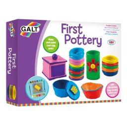 Kit de olarit pentru copii Galt cu lut cu uscare la aer si vopsele
