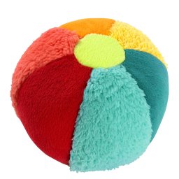 Minge cu zornaitoare pentru bebelusi, velur moale, 9 cm, Fehn