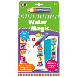Carte de colorat cu apa ABC reutilizabila pentru copii 3+ Galt