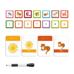 Joc magnetic cu alfabet in limba engleza pentru copii 5+, Dodo