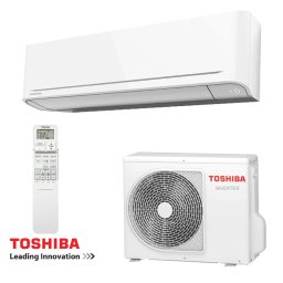 Aparat de aer conditionat cu invertor Toshiba Yukai+ RAS-B10S4KVG-E + RAS-10E2AVG-E, 10.000 BTU, 20 m², Wi-Fi, R-32, Alb