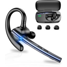 Handsfree Bluetooth Techsuit Vocelis Pro CB4, A2DP, Albastru