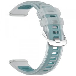 Curea Techsuit W084 pentru Samsung Galaxy Watch / Huawei Watch Series, 20mm, Turcoaz