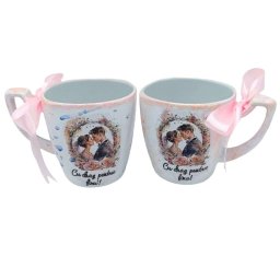 Cadou cu 2 cani decorate - Cu drag pentru fini - FEIS404011