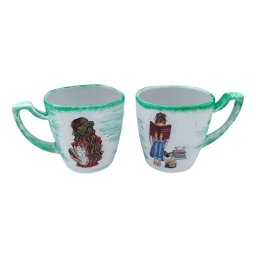 Cadou cu 2 cani decorate - La multi ani, draga prietena - FEIS311024