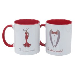 Set 2 cani cadou cu mesaj pentru nasii de botez - ILIF207085