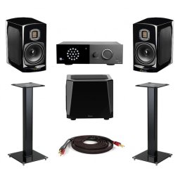 Pachet cu boxe Goldenear BRX, Subwoofer Goldenear Supersub X, Amplificator Lyngdorf TDAI-1120