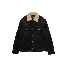 Pull&Bear Geacă de iarnă negru