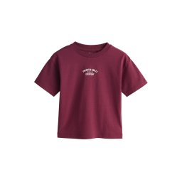Next Tricou roșu vin / alb