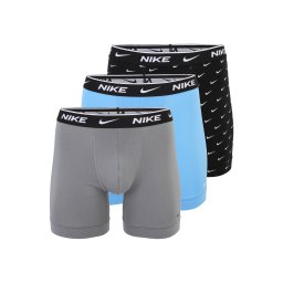 NIKE Underwear Boxeri albastru deschis / gri / negru