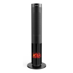 Radiator Ceramic Heinner HCH-LF2000BK Afisaj LED Control Tactil Simulare Flacara 2000W Negru