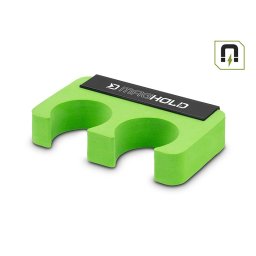 Suport magnetic pentru lansete Delphin MagHOLD, 2 posturi, verde/negru