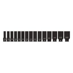 Set chei tubulare adanci de impact 15 bucati
