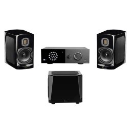 Pachet cu boxe Goldenear BRX Subwoofer Goldenear Supersub X Amplificator Lyngdorf TDAI-1120
