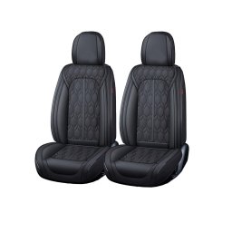 Husa scaun Huse auto premium 5 locuri Carguard Deluxe piele ecologică perforată - negru