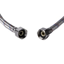 Racord flexibil apa 40 cm din inox, F1/2" x F1/2", Flow FRF-40BB