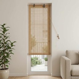 Rulou textil Maro 40 x 220 cm Bambus GartenMobel Dekor