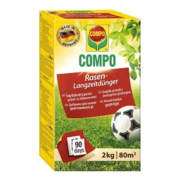 Îngrășământ Pentru Gazon Compo Lungă Durată 2 kg (80 m²)