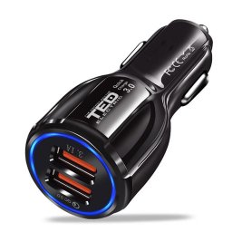 incarcator masina cu 2x iesiri usb-a, incarca cu 3.0a fast charge, ted electric ted500017, A0061240