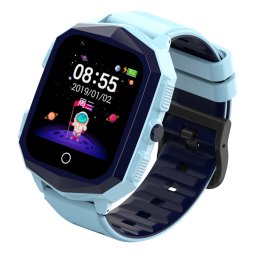 Ceas smartwatch GPS copii Wonlex KT20S, Albastru