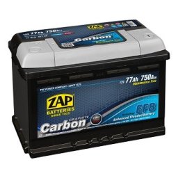 Baterie auto 77Ah Zap Carbon EFB Start-Stop 278x175x190 750A 12V