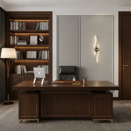 Aplica LED decorativa FYAN 48W, 59x14 cm, auriu, 3 tipuri de lumina