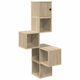 Rafters coltar de perete Stejar Sonoma 48 x 48 x 120 cm GartenMobel Dekor