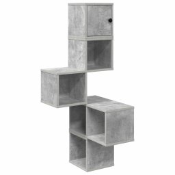 Rafters coltar de perete Gri Beton 48 x 48 x 120 cm GartenMobel Dekor