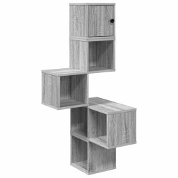 Rafters coltar de perete Sonoma gri 48 x 48 x 120 cm GartenMobel Dekor