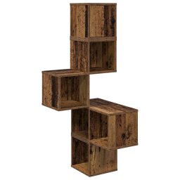 Rafters coltar de perete Lemn vechi 48 x 48 x 120 cm GartenMobel Dekor