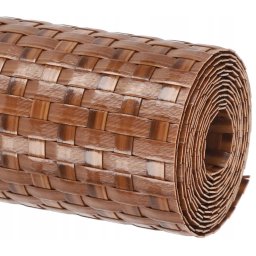Rattan panou de gard din rattan scut 19x255 cm cupru kotarbau