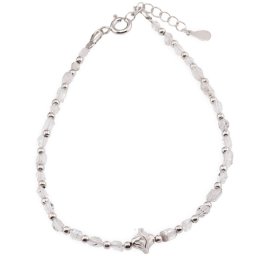 Bratara Diamant herkimer si bumbi din Argint 925