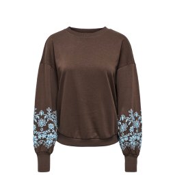 ONLY Futer Onlbrooke L/S O-Neck Flower 15216364 19-1015 TCX bracken