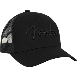 Fender Snap Back Pick Holder Hat Black
