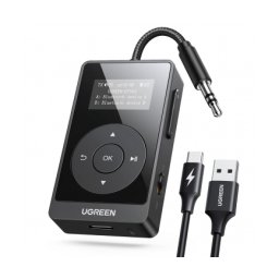 Transmitator / Receptor UGREEN BT503, Bluetooth 5.3, 300mAh, Negru
