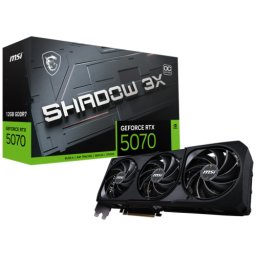 Placa video MSI nVidia GeForce RTX 5070 12G SHADOW 3X OC, GDDR7, 192 bit