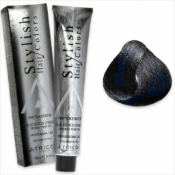 Vopsea de par profesionala Nr.1.1 Negru albastrui Atricos Stylish, 100 ml