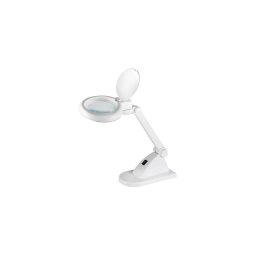 Lampă LED de masă cu lupă LED/6W/230V albă