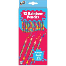 Set 12 creioane colorate curcubeu cu 4 culori in 1, Galt