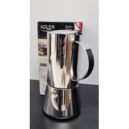 Cafetiera Italiana Adler Resigilat AD 4417 Pentru Aragaz Espresso 620ml Otel Inoxidabil