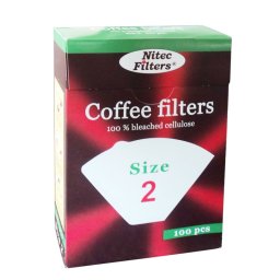 Filtre din hartie pentru cafetiera Nitec K02, 2 х 100 buc